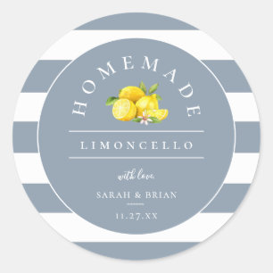Adesivo Tiras Azuis Modernas Limoncello Dusty