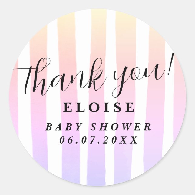 Adesivo Tiras de refrigerador d'água rosa moderna (Frente)