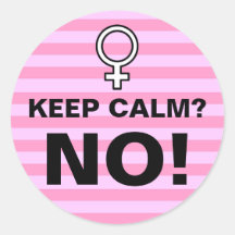 Tiras Rosa Mantenham Calma Não