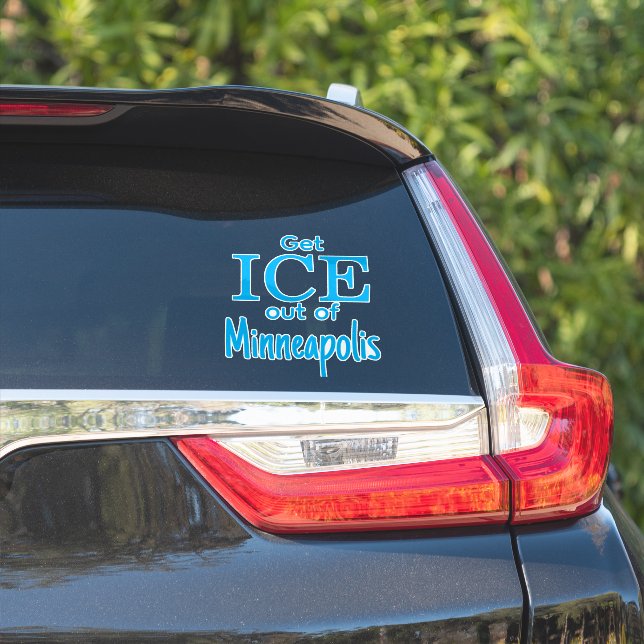 Adesivo Tire o ICE de [lugar] (Lado do carro)