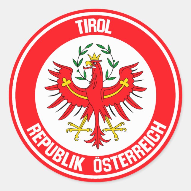 Adesivo Tirol Round Emblem (Frente)