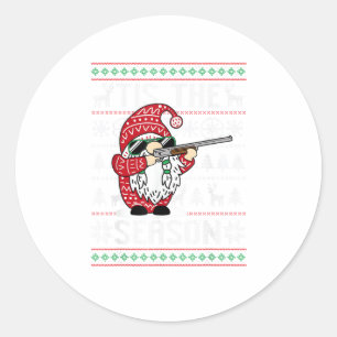 Adesivo Tis The Season Deer Gnome Reindeer Christmas