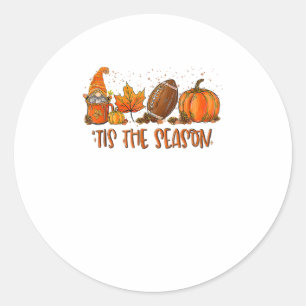 Adesivo Tis" The Season Futebol Sport Autumn Pumpkin Than