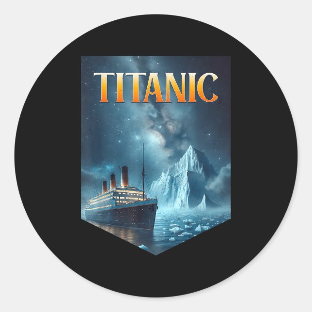 Adesivo Titanic Cruise Ship Iceberg 1912 Rms Voyage Men Wo (Frente)