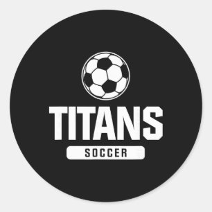 Adesivo Titãs Futebol Para Escola Primária, Média e Alta