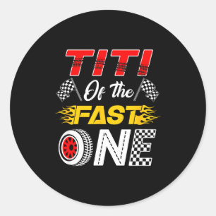 Adesivo Titi do Carro de Corrida de Aniversário de 1º da F