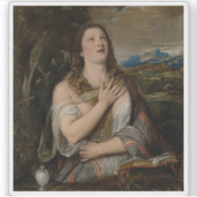 Titian (Tiziano Vecellio) - A Penitente Magdalene