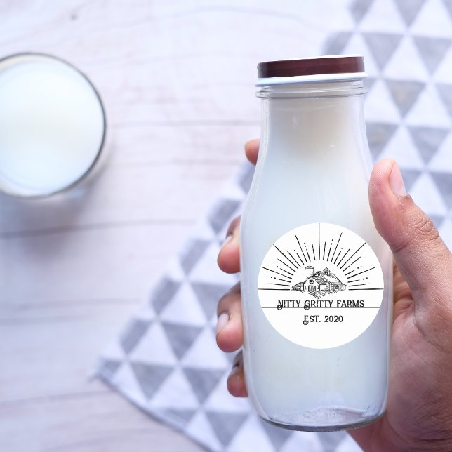 Adesivo Titular do produto para pequenas empresas (Criador carregado)