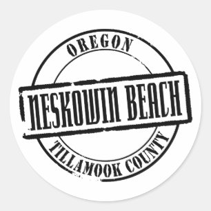 Adesivo Título da praia de Neskowin