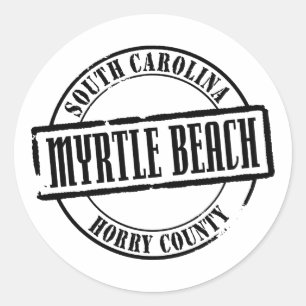 Adesivo Título de Myrtle Beach