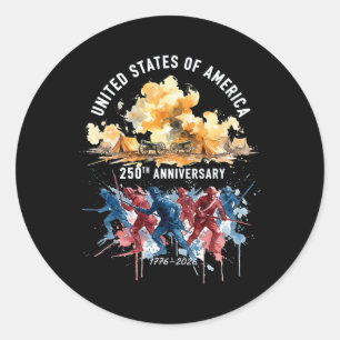 Adesivo Título de Yorktown EUA Anos 1776-2026 250º Anivers