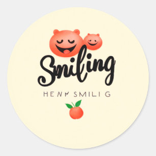 Adesivo Título: Shared Smile Sticker