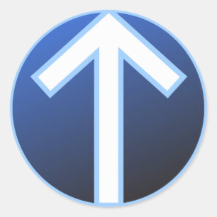 Adesivo Tiwaz Teiwaz Tyr Warrior Rune