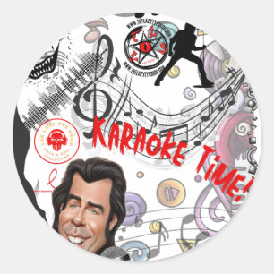 Adesivo TLES Karaoke Time Round Sticker