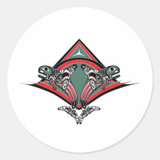 Adesivo Tlingit Killer Whale & Eagle