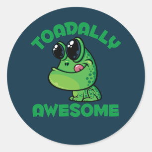Adesivo Toad de Cartoon Feliz e Incrível