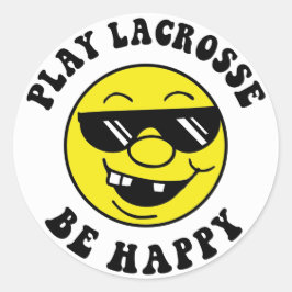 Adesivo Tocar Lacrosse Seja Feliz