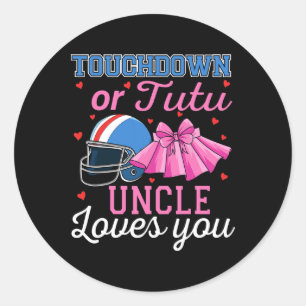 Adesivo Tocar ou Tutu Tio Ama Você Futebol Gênero