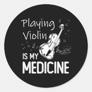 Adesivo Tocar Violino É Meu Violinista De Medicina