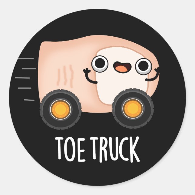 Adesivo Tock Truck Engraçado Anatomia Corpo Peças Pun Escu (Frente)