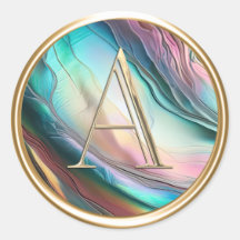 TODAS AS INICIAIS Douradas Monograma da Mãe das Pé