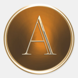 Adesivo TODAS AS INICIATIVAS Douradas Monograma em Feira