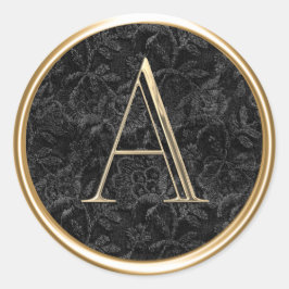 Adesivo TODAS AS INICIATIVAS Douradas Monograma no Lace Pr