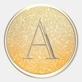 Adesivo TODAS AS INICIATIVAS Douradas Monograma Ombre Lara