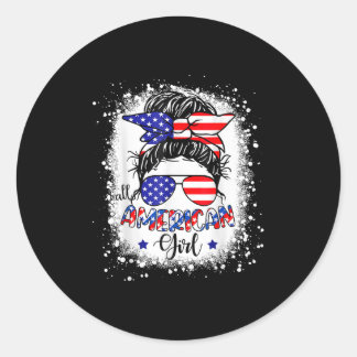 Adesivo Todas as Meninas Americanas Camisas Usa Bandeira 4