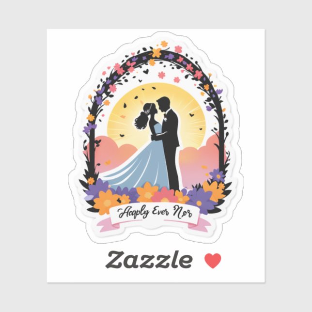 Adesivo Today’s the Day!" (Wedding Day / Rehearsal) (Folha)