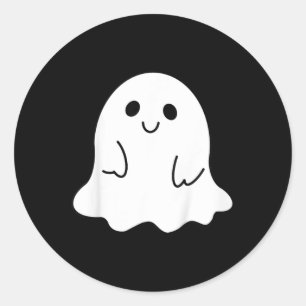 Adesivo Toddler Halloween Boo Ghost Com Um Arco De Garotas