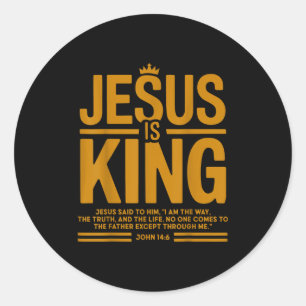 Adesivo Todler Boy Jesus é o rei Camo Christian God Son S