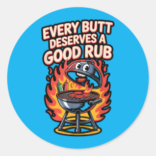 Adesivo Todo Bumbum Merece Um Bom Churrasco Bbq Porco