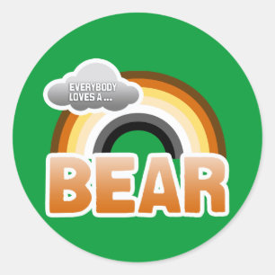 Adesivo Todo mundo ama um urso