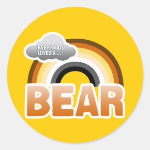 Adesivo Todo mundo ama um urso