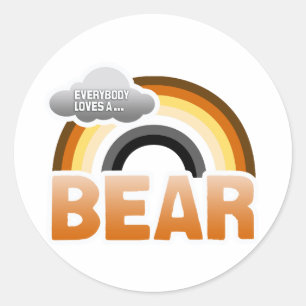 Adesivo Todo mundo ama um urso