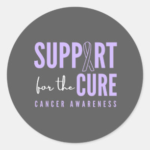 Adesivo todo o conhecimento do cancer.support.cure. Etique