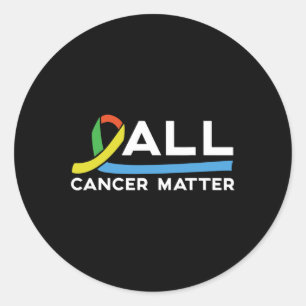Adesivo Todo o problema com o Cancer Dia Mundial do Cancer