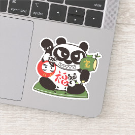 Adesivo Todo Sortudo Panda Deus
