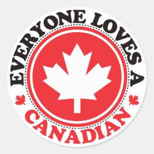 Adesivo Todos ama um canadense!