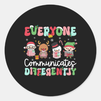 Adesivo Todos Comunicam Diferentemente
