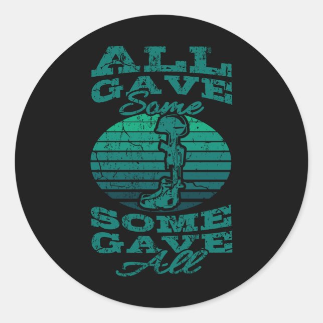 Adesivo TODOS DARAM ALGUNS VEÍCULOS DO Dia do Memorial (Frente)