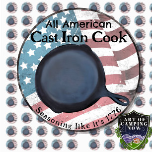 Adesivo Todos os americanos Cast Iron Cook