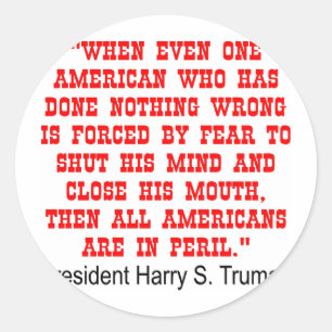 Adesivo Todos Os Americanos Estão Em Risco