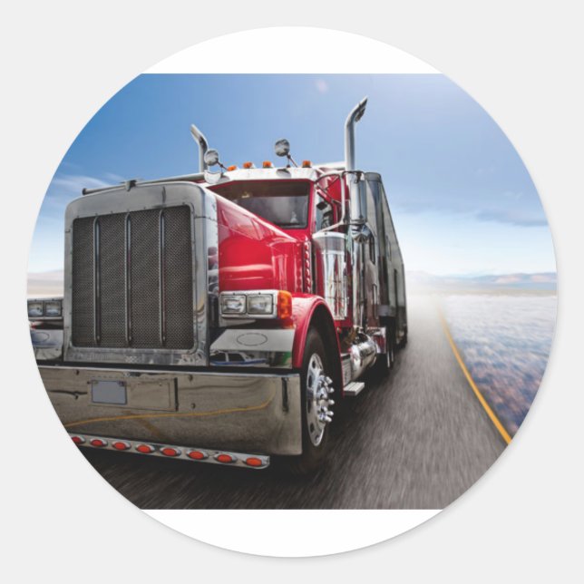 Adesivo Todos os Caminhoneiros Americanos (Frente)