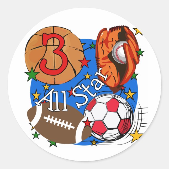 Adesivo Todos os Camisetas e presentes do Star Sports (Frente)