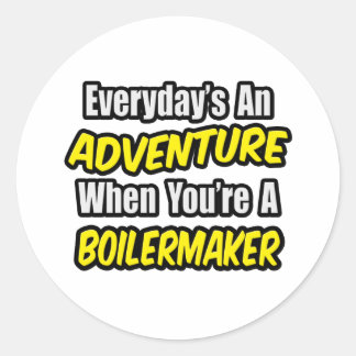 Adesivo Todos os dias é uma aventura. Fabricante