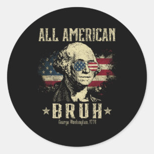 Adesivo Todos Os Homens Patrióticos do Bruh 4 De Julho