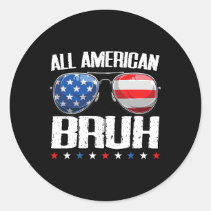 Adesivo Todos Os Homens Patrióticos do Bruh 4 De Julho