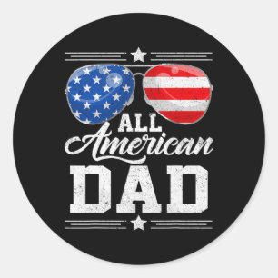 Adesivo Todos Os Pais Americanos 4 De Julho De Dia de os p
